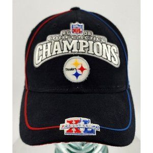 Pittsburgh Steelers 2005 Conference Champions‎ Super Bowl Hat Cap Reebok OSFA